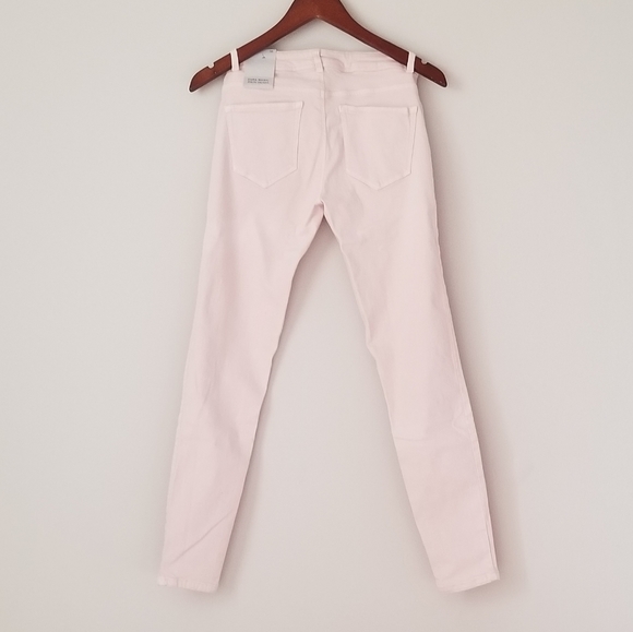 Zara Jeans New Zara Super Stretch Skinny Jeans Blush Pink Poshmark